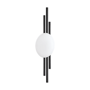 Tribar LED Wall Light - Black on white background