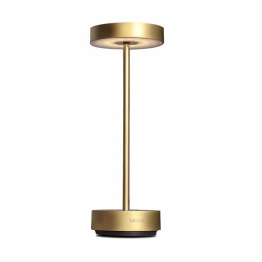 Standy Mini Matt Gold LED Table Lamp - Rechargeable & Dimmable