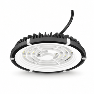 100W UFO LED high-bay light on a white background