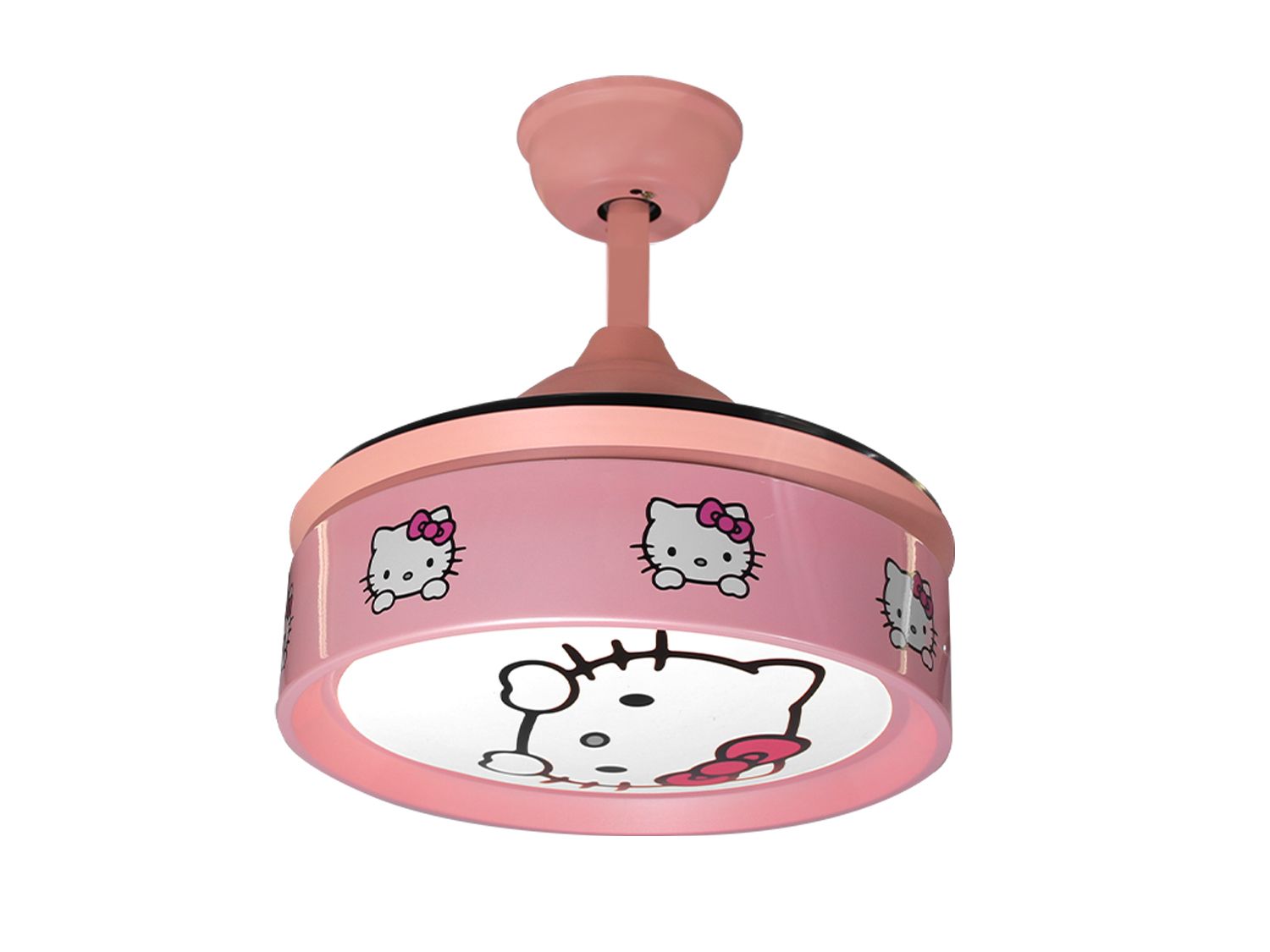 Hello Kitty Pink Retractable LED Ceiling Fan - Future Light - LED Lights South Africa