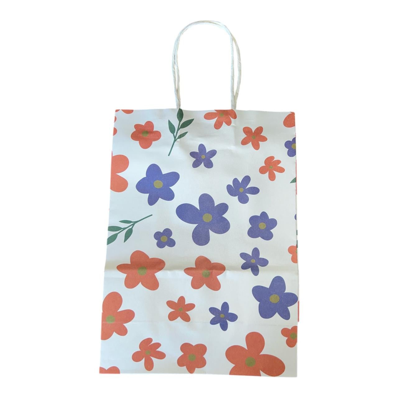 Vibrant Floral Medium Gift Bags - Set of 12 - Future Decor