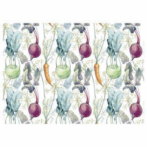 Watercolor Vegetable Design Disposable Placemats - Future Decor