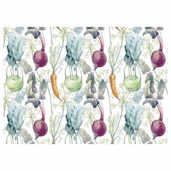 Watercolor Vegetable Design Disposable Placemats - Future Decor