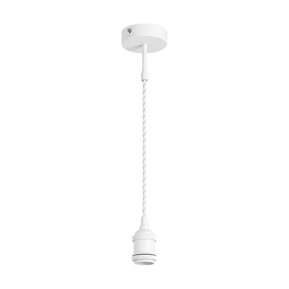 White 3-in-1 LED fitting, transparent background