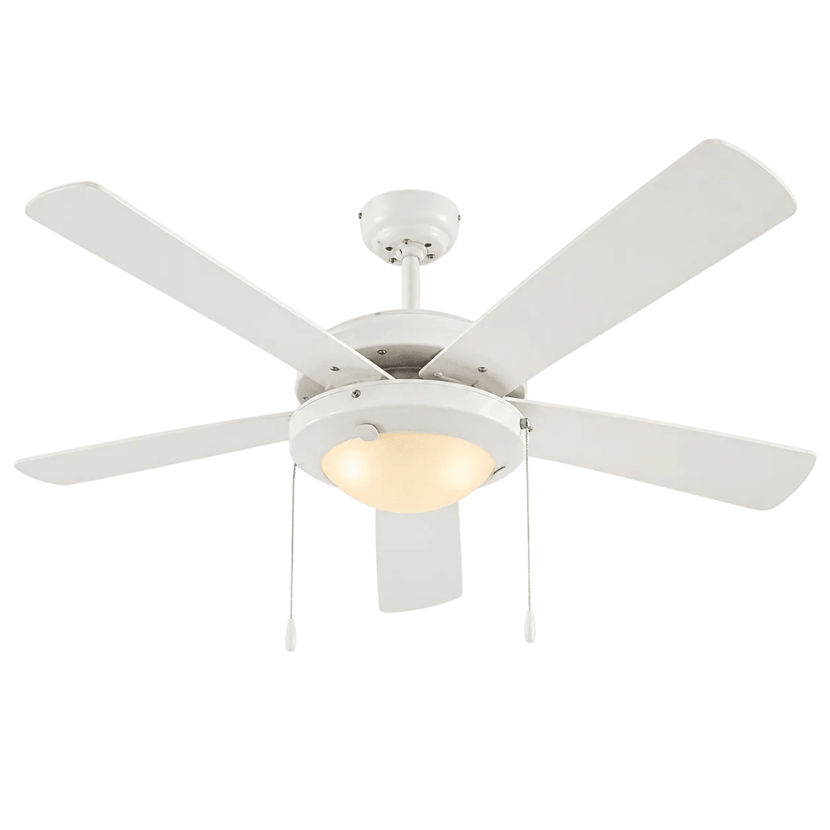 White Comet 5 Blade Ceiling Fan