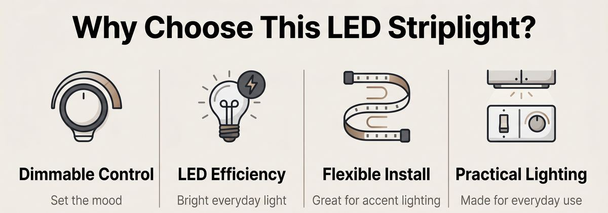 LED Strip Light Dimmer - 12V & 24V