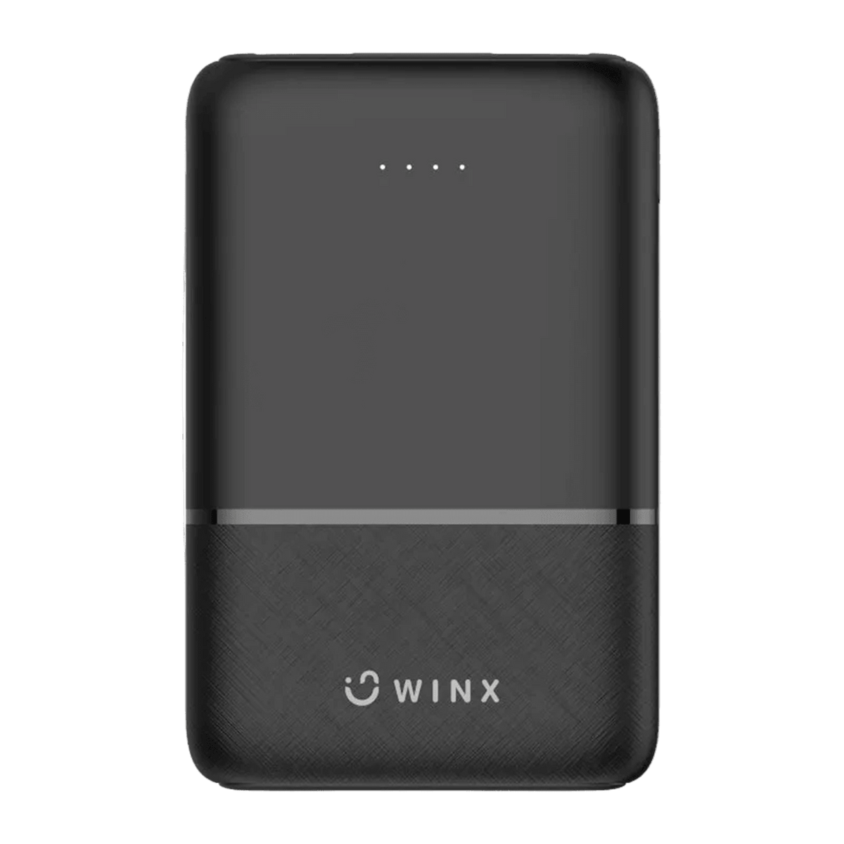 WINX GO Simple 5000mAh power bank, transparent background, 1254 × 1254