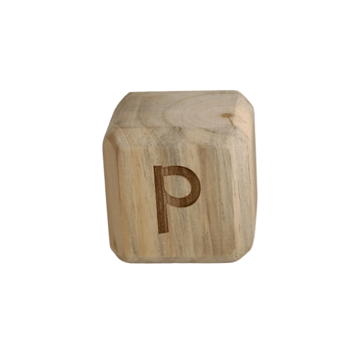 Wooden Alphabet Block - P