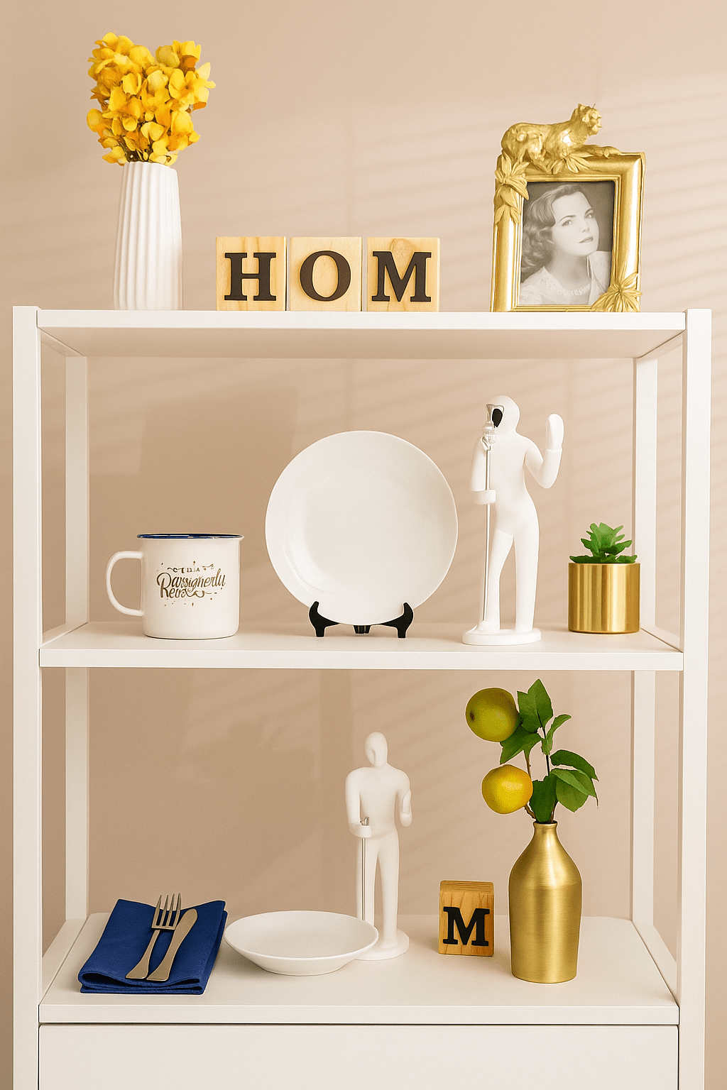 Yellow Moon Orchid Silk Flower Decor - Future Decor