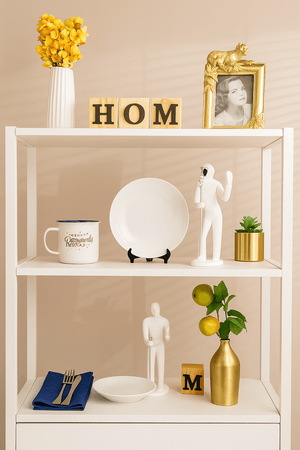 Yellow Moon Orchid Silk Flower Decor - Future Decor