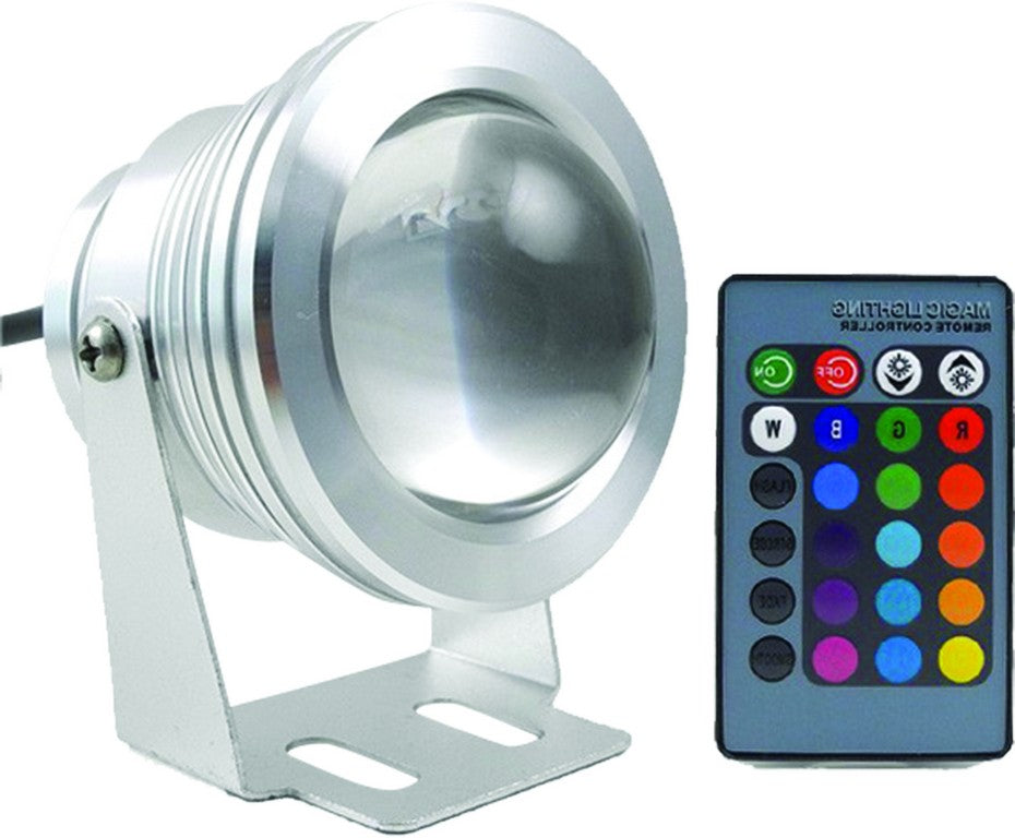 Submersible Pond / Water-feature Light - 10W RGB (IP68) - Future Light - LED Lights South Africa