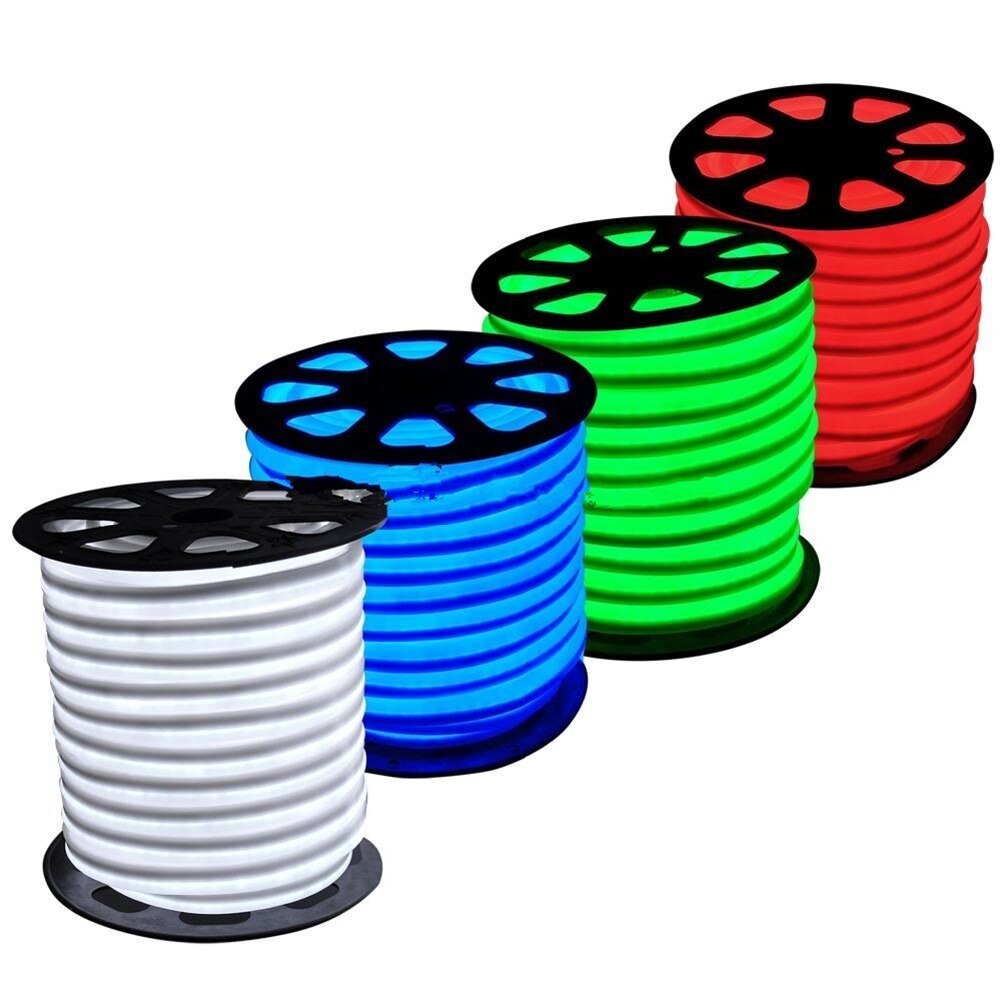 220V LED Neon Flex - Cool White / Warm White / Green / Red / Blue / RGB - Future Light - LED Lights South Africa
