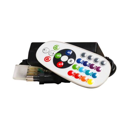 220V LED Strip Light - RGB Power Supply/Controller with Remote - Future Light - LED Lights South Africa