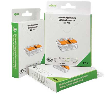 Wago 3 Way Splicing Connector - 12 Pack - Future Light - LED Lights South Africa