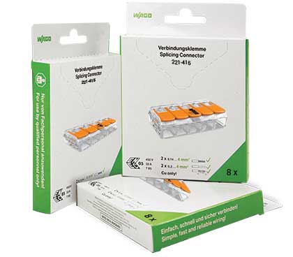 Wago 5 Way Splicing Connector - 8 Pack - Future Light - LED Lights South Africa