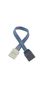RGB LED Strip Light Connectors (4-pin to snap) - Future Light - LED Lights South Africa