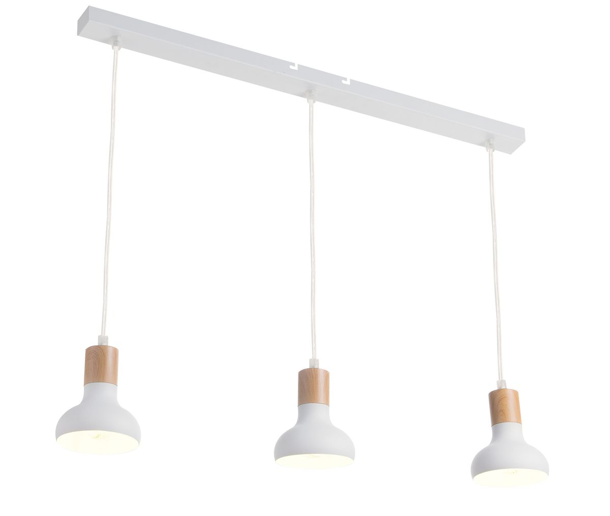 3 Light White Pendant with Adjustable Cords - Future Light - LED Lights South Africa