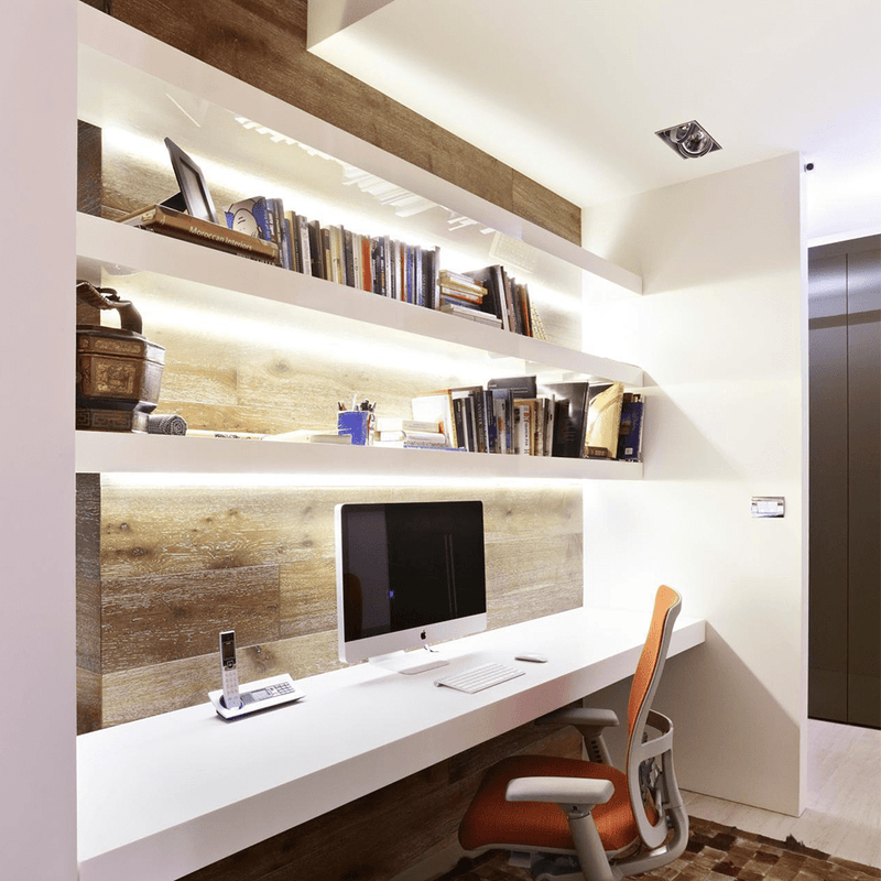 Ambient under-bar lighting concept for Ferreira Street venues — strip light with warm CRI and under-counter application