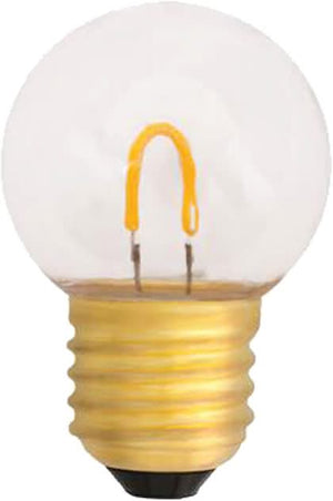 LED Bulb - 2W Amber LED Filament Golf Ball (Dimmable) - Future Light - LED Lights South Africa