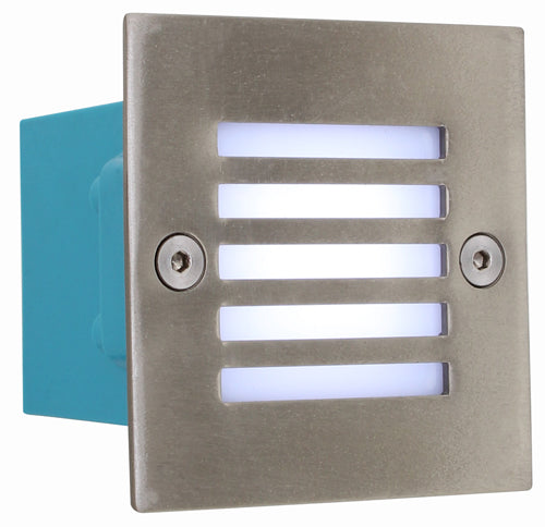 LED Foot Light - Square Stainless Steel Eurolux - Future Light - LED Lights South Africa