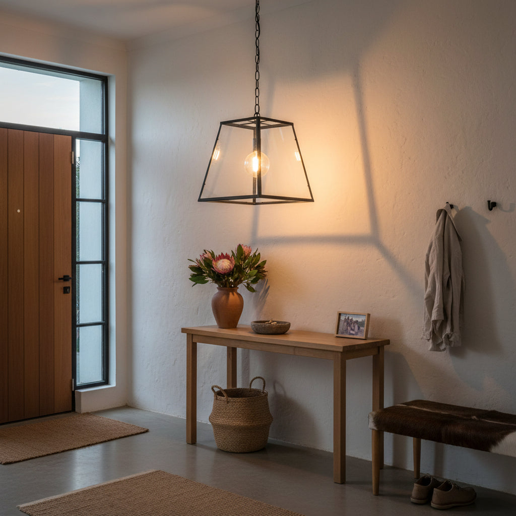Large Rustic Rectangular Lantern - Future Light - LED Lights South Africa