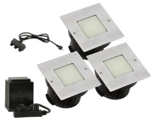 LED Deck Light - Square 3 Light Kit - Future Light - LED Lights South Africa