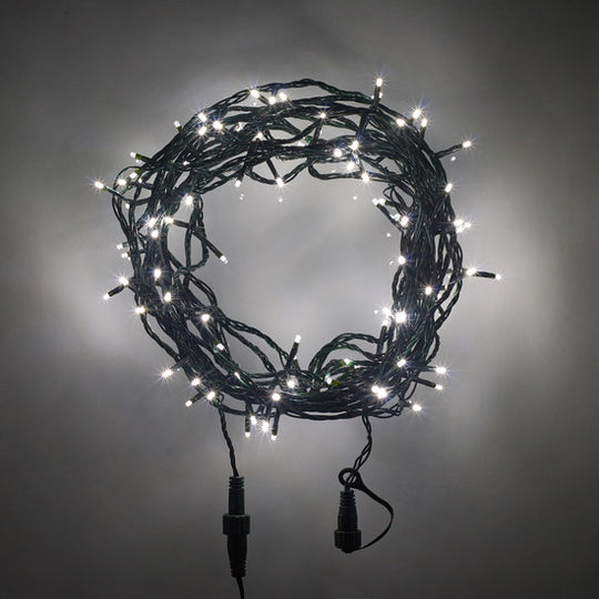 LED Fairy Lights - 12 Meter / Green Cable / Connectable / 8 Function - Future Light - LED Lights South Africa