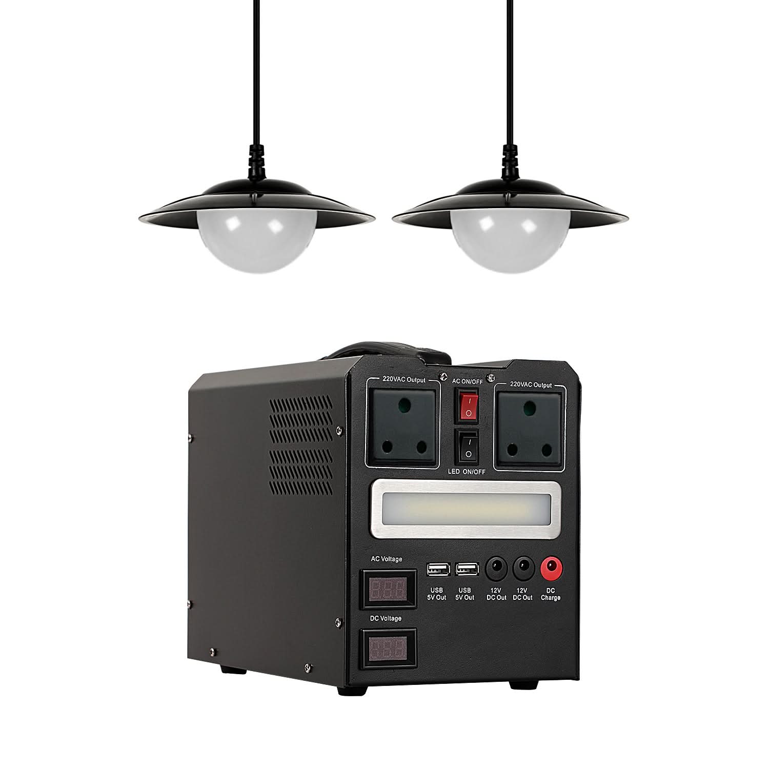 500W Pure Sine Wave Portable Back Up - 450WH Lithium Battery - Future Light - LED Lights South Africa