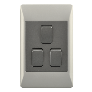 Switch - 3 Lever 1 or 2 Way Switch - 2 X 4 - Future Light - LED Lights South Africa