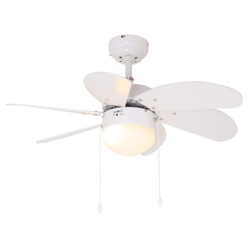 Fan Turbo Swirl 6 Blades White