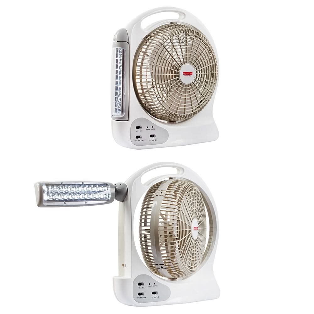 Rechargeable Portable Fan & 24W LED Desk Lamp