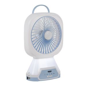 Eurolux Rechargeable Portable Mini Fan White - Future Light - LED Lights South Africa