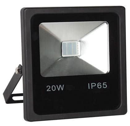LED Colour Flood Lights - 20W Red, Green, Blue, Yellow - Blue