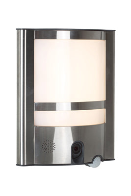 30W Stainless Steel Wall Light with Camera - Future Light - LED Lights South Africa
