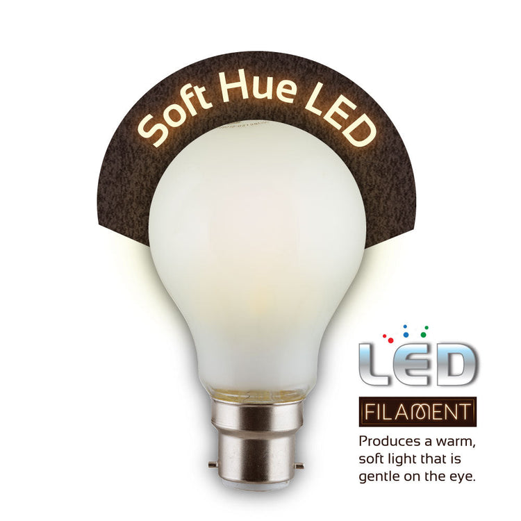 Frosted LED Filament Bulb - 6 Watt (Soft Hue) - Future Light - LED Lights South Africa