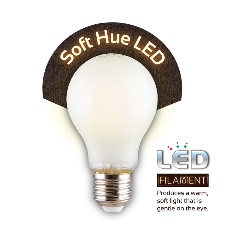 Frosted LED Filament Bulb - 6 Watt (Soft Hue) - Future Light - LED Lights South Africa