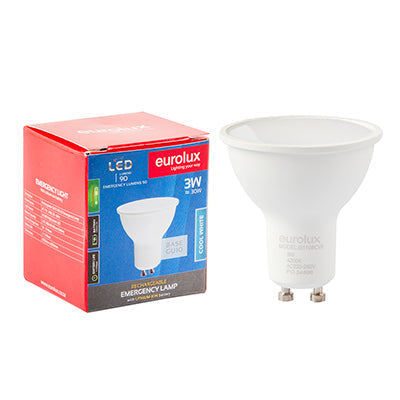 Rechargeable Lamp GU10 LED 3w 4000K - Future Light - LED Lights South Africa