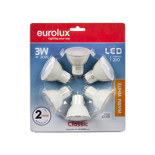 LED Down Light - 3W GU10 (6 Pack) - Future Light - LED Lights South Africa