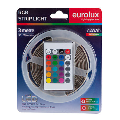 RGB LED Striplight Kit - 3 Meter - Future Light - LED Lights South Africa