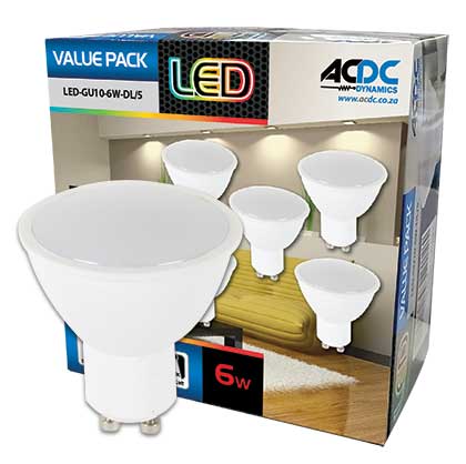 LED Down Light - 6W GU10 Value Pack - Future Light - LED Lights South Africa