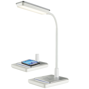 LED Desk Lamp - 8W, Colour Adjustable / Goose Neck / Dimmable / Wireless Charger - Future Light - LED Lights South Africa