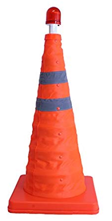 Safety / Traffic Cone with Red LED Light - Future Light - LED Lights South Africa