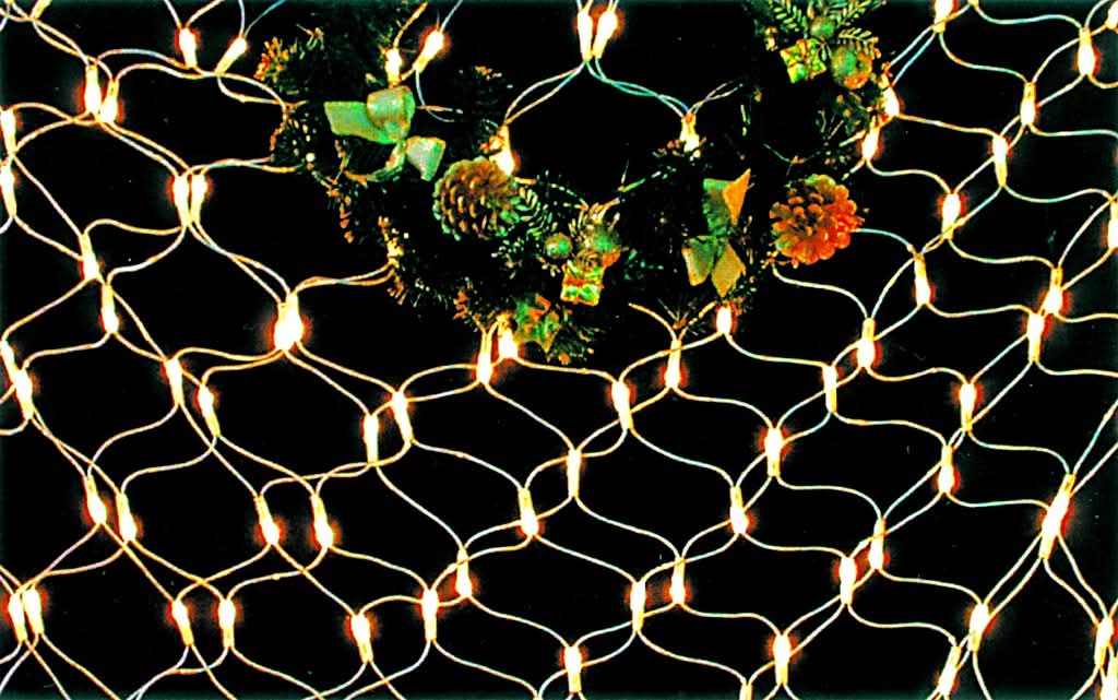 LED Fairy Net Lights - 1.5 x 3m Outdoor - White / Warm White