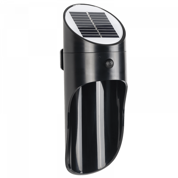 Outdoor Solar LED Sensor Wall Lamp Round