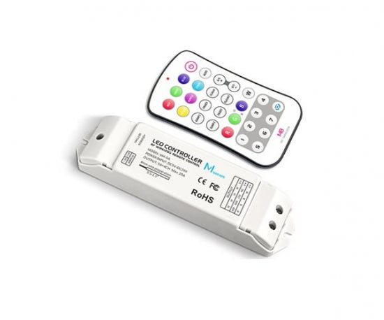 LED Strip Light - M4 RF RGBW Receiver 20A with M8 RF Remote Control - Future Light - LED Lights South Africa