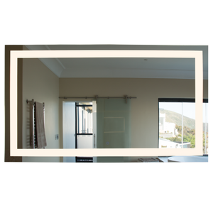 Dimmable Square LED Mirror (Large) - Future Light - LED Lights South Africa