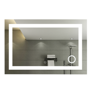 Rectangular LED Mirror with On / Off Mirror Touch Switch - Future Light - LED Lights South Africa
