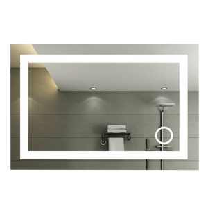 Rectangular LED Mirror with On / Off Mirror Touch Switch - Future Light - LED Lights South Africa
