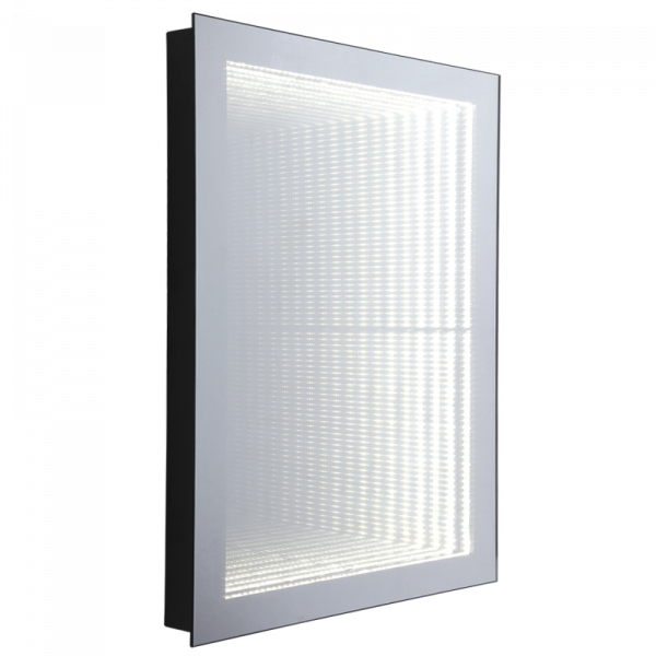 Steel and Glass Rectangular LED Infinity Mirror - Future Light - LED Lights South Africa
