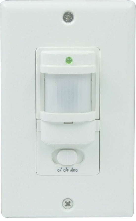 Detail of PIR motion sensor mechanism on LED floodlight